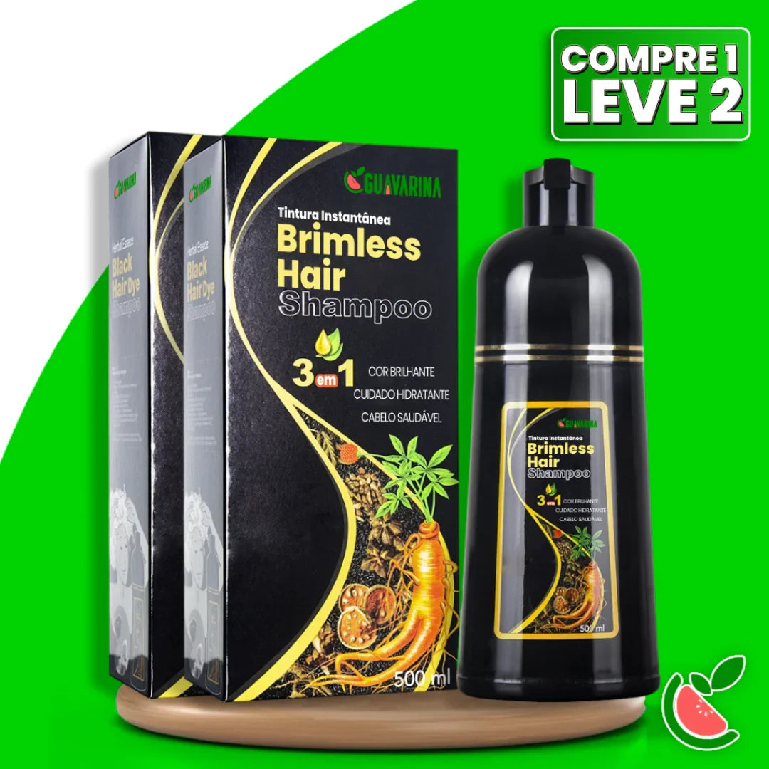 [COMPRE 1 LEVE 2] Shampoo Brimless Botânico Natural 3 em 1 (Dura Até 6 Meses!) + BRINDE Especial