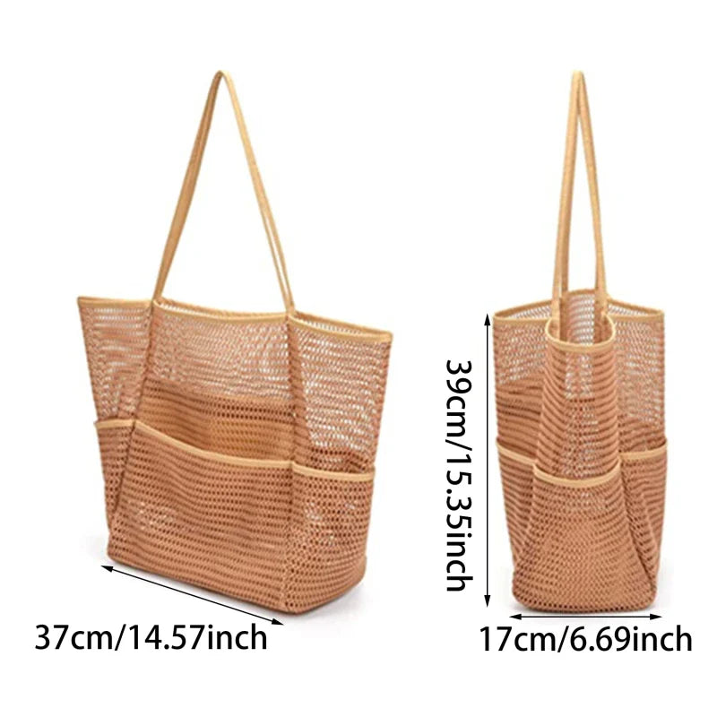 Bolsa Feminina Multibolsos para Praia + E-books + Frete Grátis